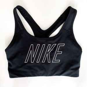 Nike Graphic Black Dri-Fit Sports Bra